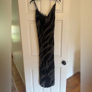 Anthropologie Black Maxi Dress